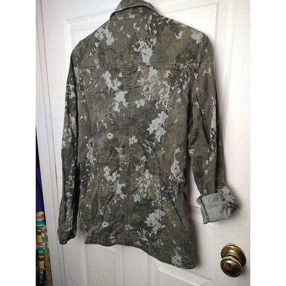 AEROPOSTALE Lightweight Cameo Military Style Drawstring Jacket. Size S - Picture 15 of 15